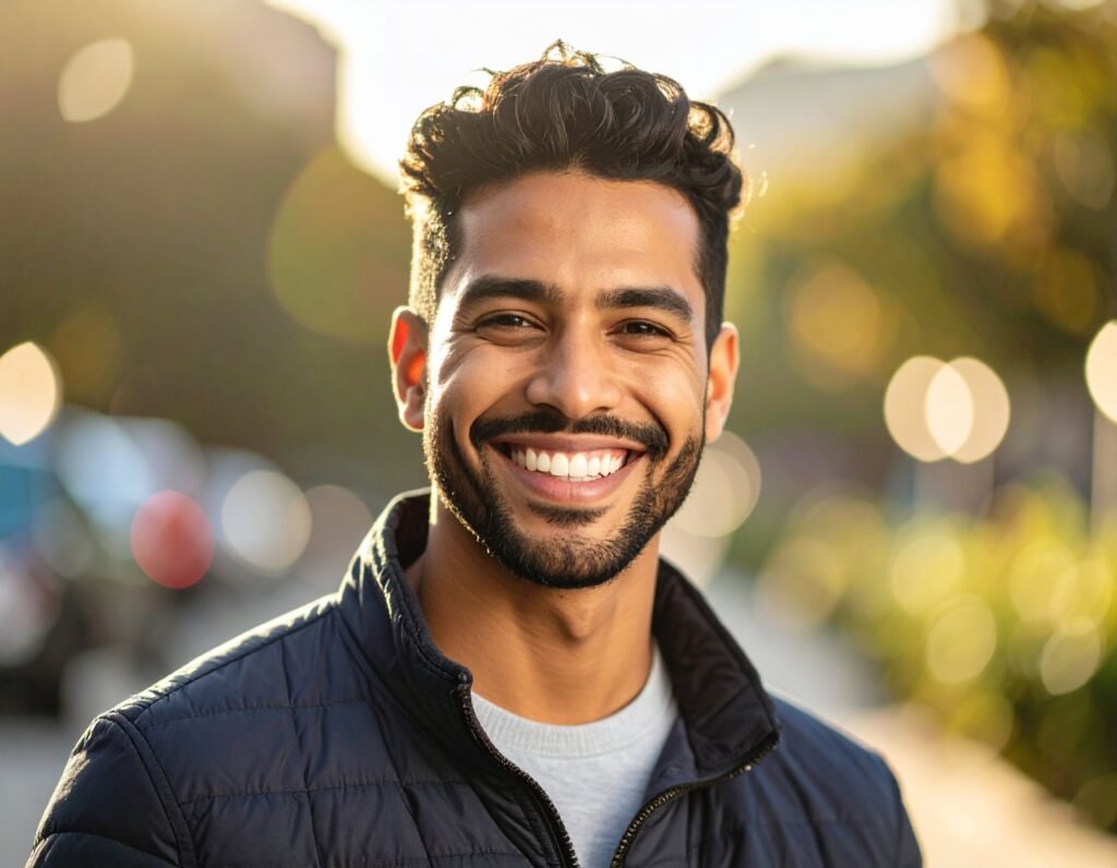 Man Smiling