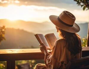 Lady Reading a book
