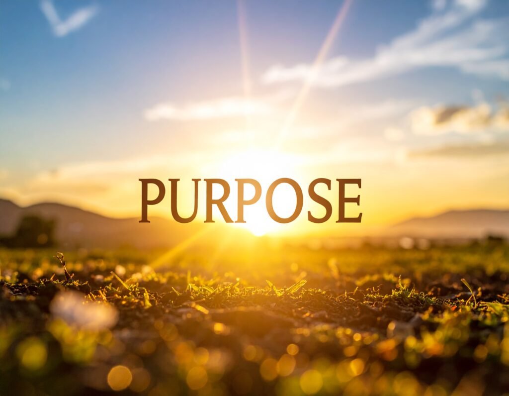 Purpose sun shining 