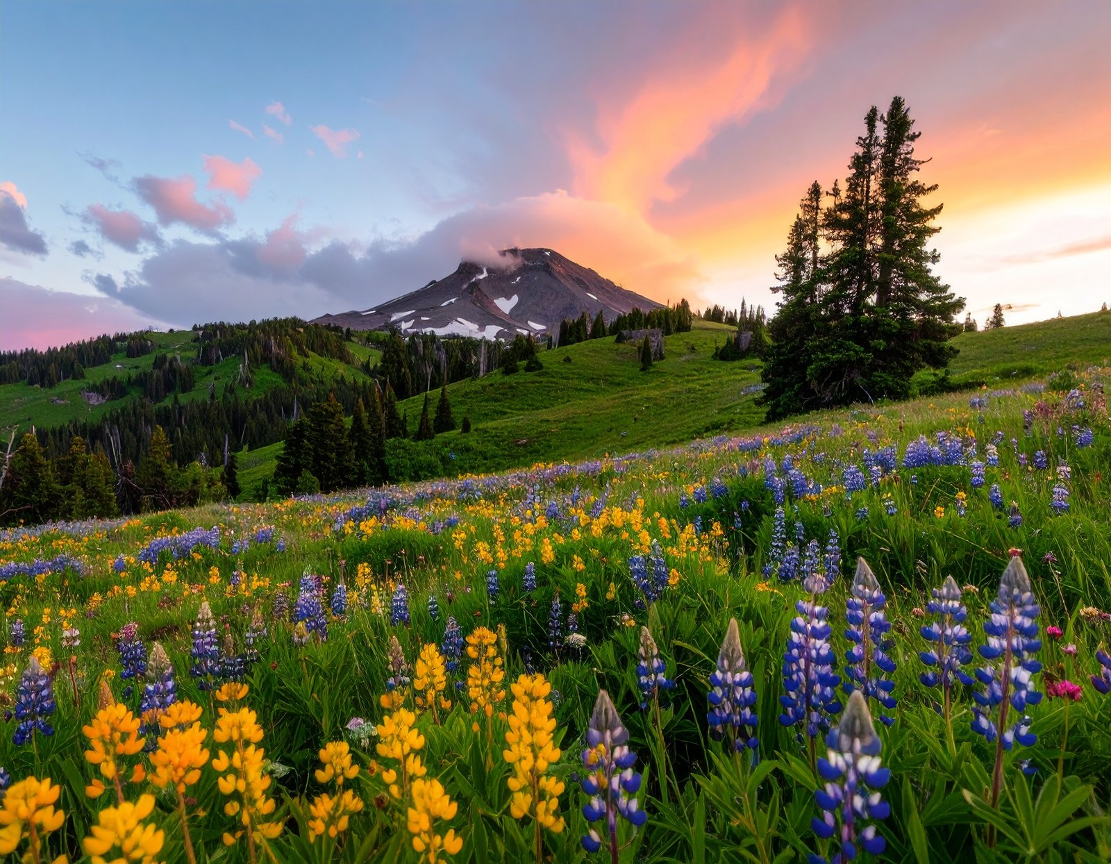 Mountain full of nature